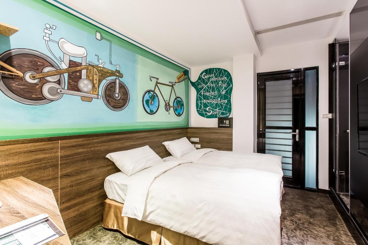 RF Hotel  Linsen Tajpej Buitenkant foto