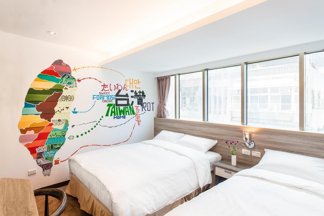 RF Hotel  Linsen Tajpej Buitenkant foto